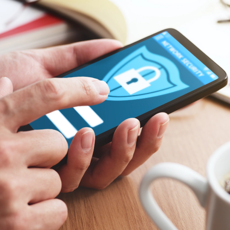 a person accessing the newly integrated control panel